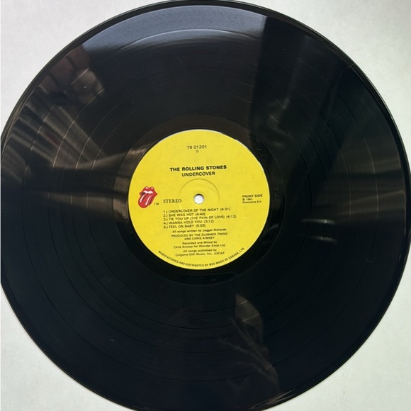 Rolling Stones - undercover - vintage vinyl record - condition is G+ - Picture 4 of 4